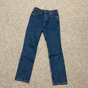 Vintage Slim Straight Leg Jeans